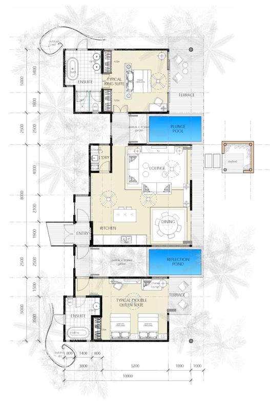 The Royal Meridien Hotel - Typical Over Water Suite